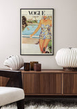 tableau vogue jupe violette