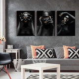 tableau femme noire nordique