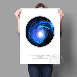 tableau affiche pluie d’étoile