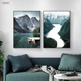 tableau montagne scandinave