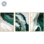 tableau peinture abstraite moderne plage