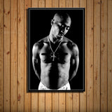 tableau Tupac Shakur bandeau rouge