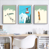 tableau peinture télésky