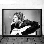tableau photo de Kurt Cobain