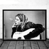 tableau photo de Kurt Cobain