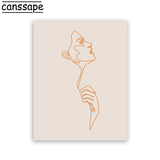 tableau trait verre de vin