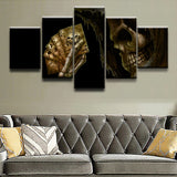 tableau dark vieux jeux de cartes