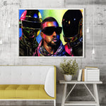 tableau des Daft Punk