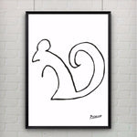 tableau animaux style picasso