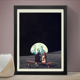 tableau Earth et banc