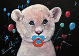 tableau bébé ours cartoon