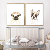 tableau dessin d’un Shiba