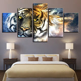 tableau tigre galaxie