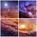 tableau photo de la galaxie de loin