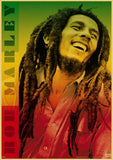 tableau Bob Marley nostalgique