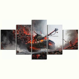 Tableau d’un tank squelettique