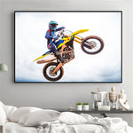 Motorcycle Posters and Prints Racing Art Motorcycle Rider 