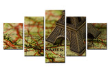 tableau carte et Tour Eifel miniature