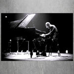 tableau de Bill Evans en noir et blanc