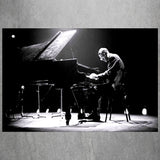 tableau de Bill Evans en noir et blanc
