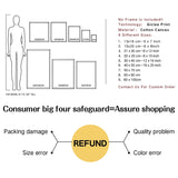 tableau dessin tigre et feuilles