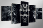 tableau visage dark skull