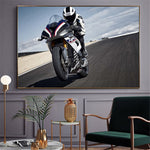 Motorcycle Posters and Prints Racing Art Motorcycle Rider 