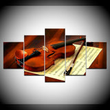 tableau violon et sa partition