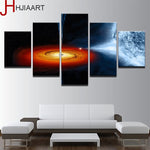 tableau anneau rouge espace