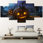 tableau citrouille illuminée