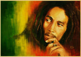 tableau Bob Marley nostalgique