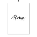 Cadre écriture africa