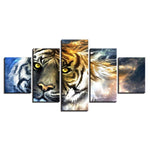 tableau tigre galaxie