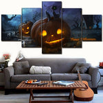 tableau citrouille illuminée