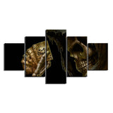 tableau vieux jeu de cartes