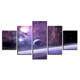 tableau espace éclat violet