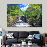 tableau chute d’eau dans la jungle