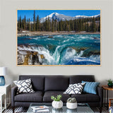 tableau chute d’eau dans la jungle