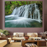 tableau rivière dans la jungle