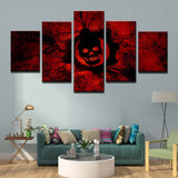 tableau ombre skull rouge