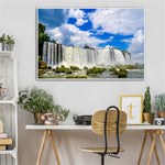 tableau rivière dans la jungle