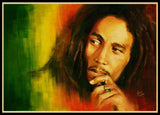 tableau Bob Marley nostalgique