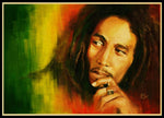 Tableau Bob Marley ancien