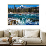 tableau chute d’eau dans la jungle