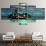 tableau ile perdue dans la mer