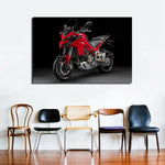 DUCATI Multistrada 1200 Muscle Motorcycle Canvas Painting 
