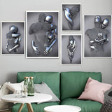 tableau couple en acier