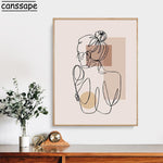tableau trait verre de vin