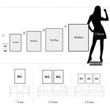 tableau abstrait pleins de demi cercles