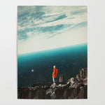 tableau homme blouson rouge